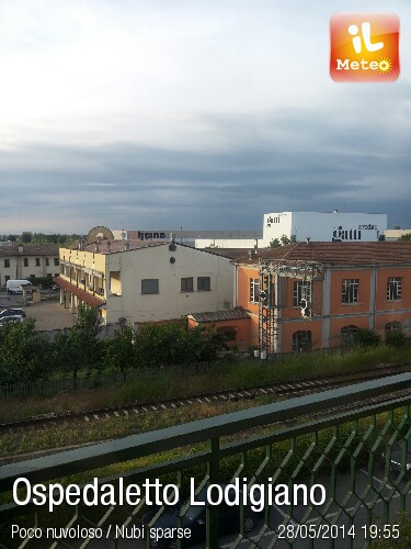 Foto meteo Ospedaletto Lodigiano Ospedaletto Lodigiano ore 1955