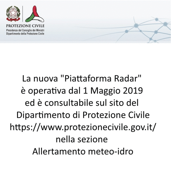 Animazione Radar Italia