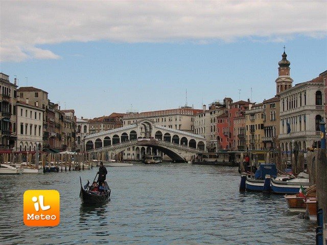 Meteo Venezia: oggi e domani nubi sparse, Mercoledì 22 poco nuvoloso