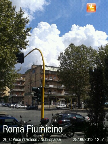 Il meteo roma fiumicino