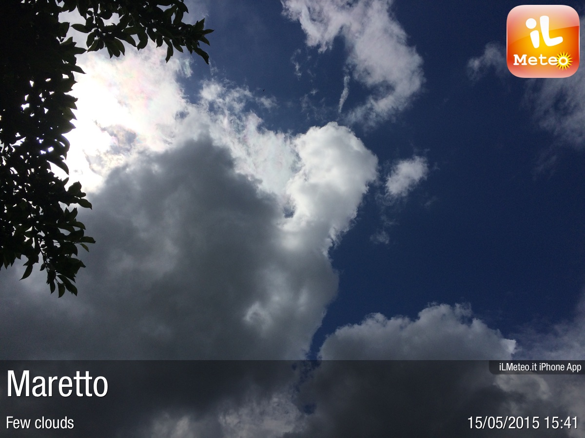 Foto meteo Maretto Maretto ore 1541 » ILMETEO.it