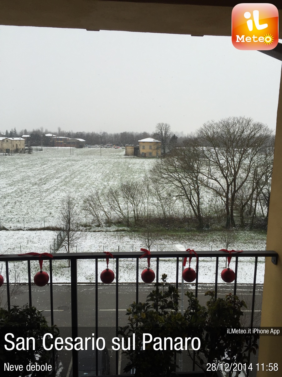Foto meteo San Cesario sul Panaro San Cesario sul Panaro ore 1158