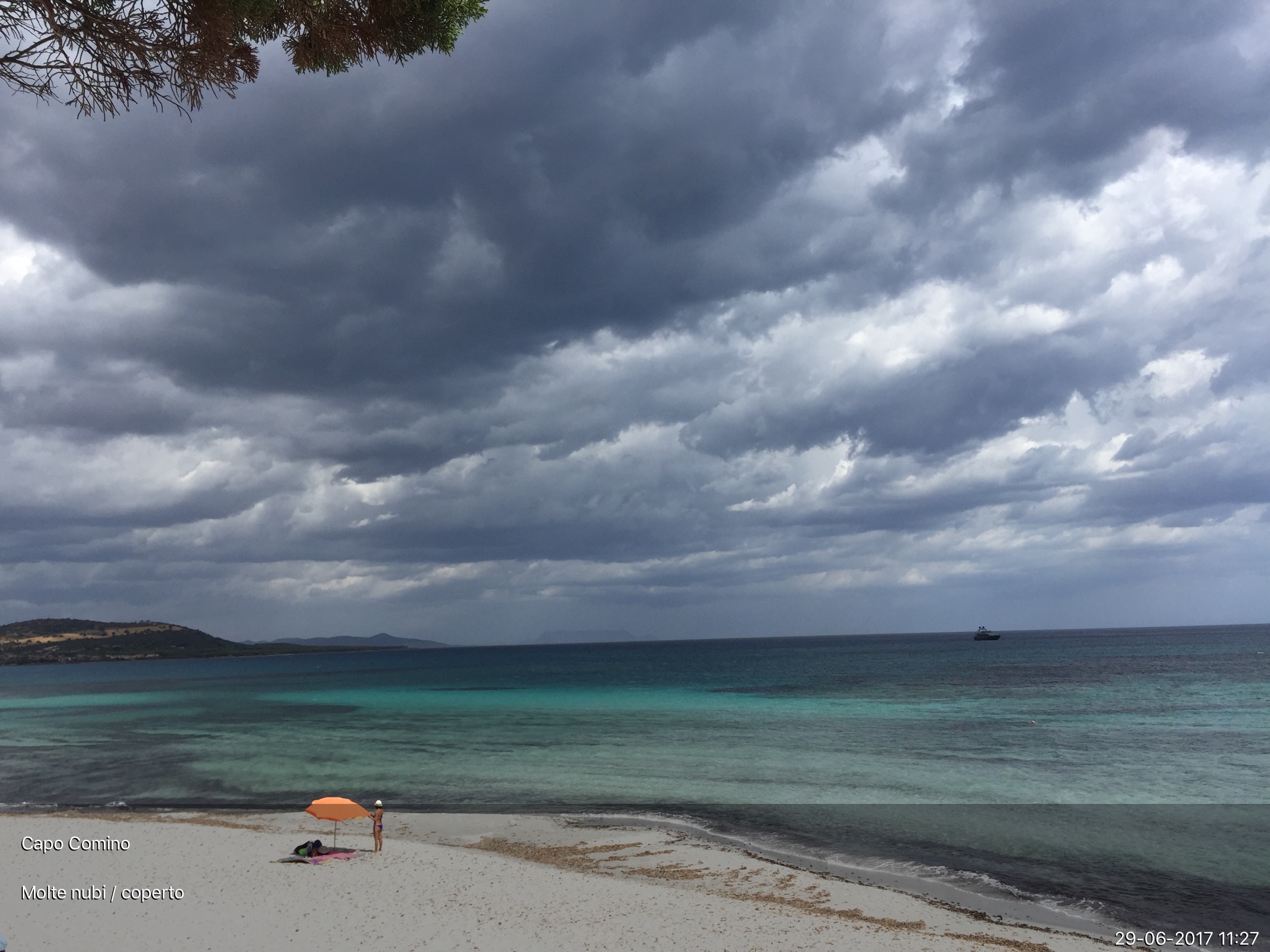Foto meteo Capo Comino Capo Comino ore 1127 » ILMETEO.it