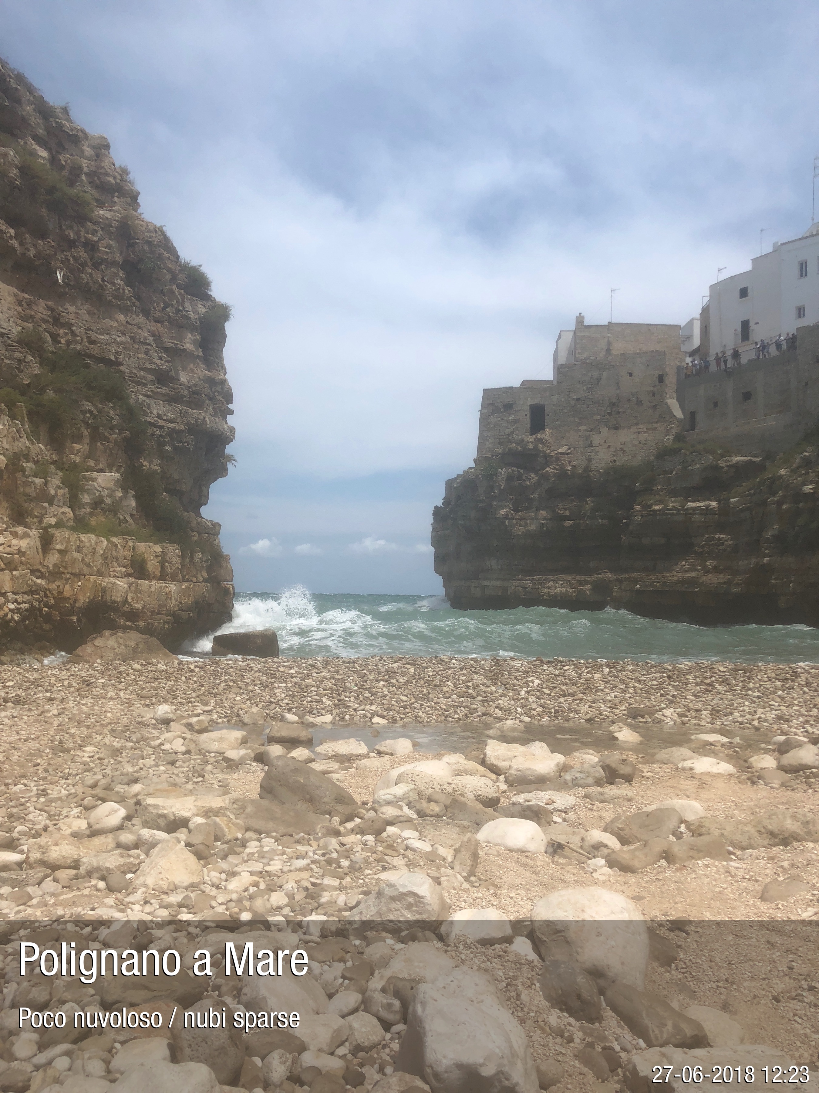 foto meteo polignano a mare polignano a mare ore 12 23 ilmeteo it