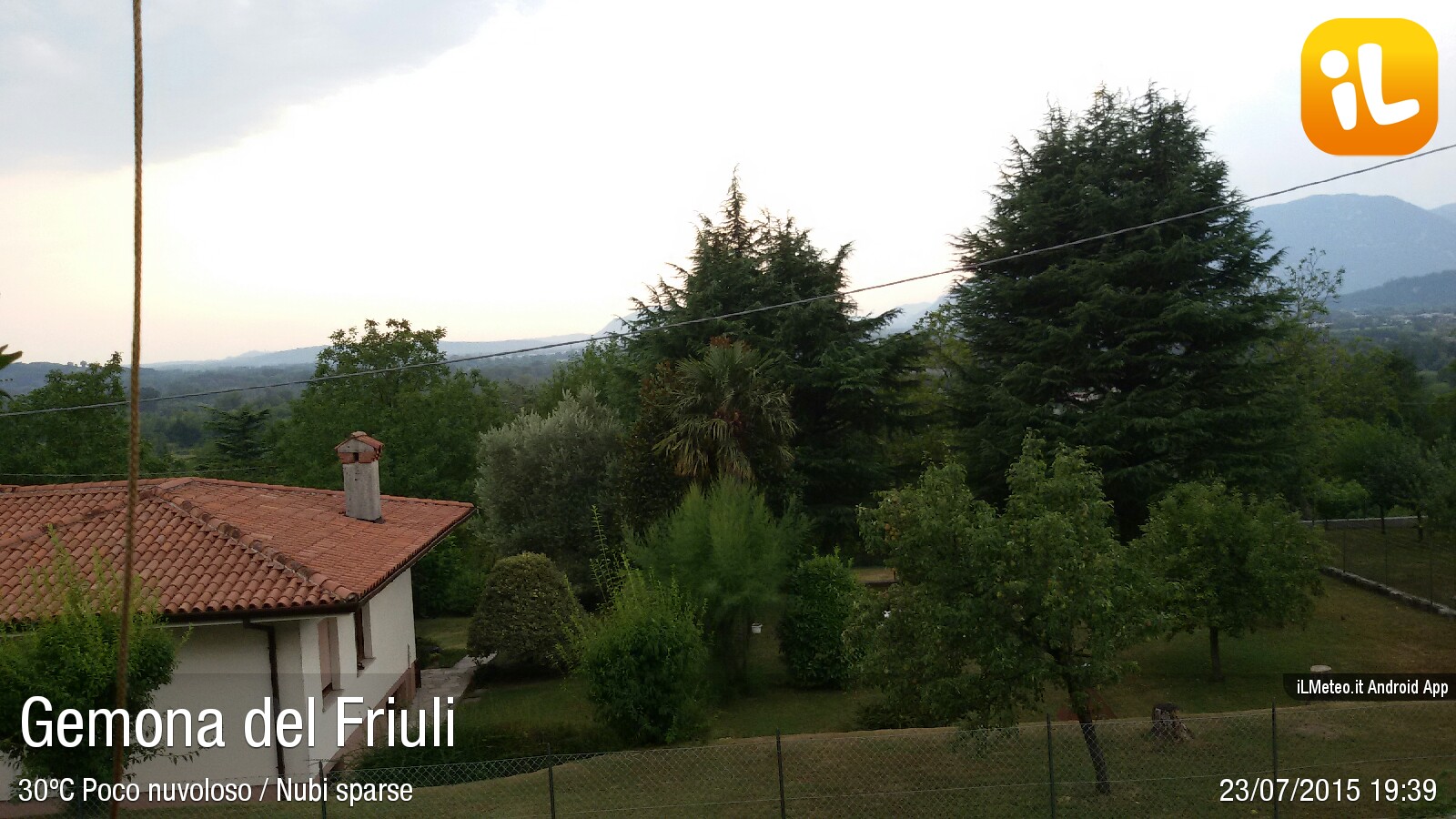 Foto meteo Gemona del Friuli Gemona del Friuli ore 1939 » ILMETEO.it Foto meteo Gemona del Friuli Gemona del Friuli ore 1939 » ILMETEO.it