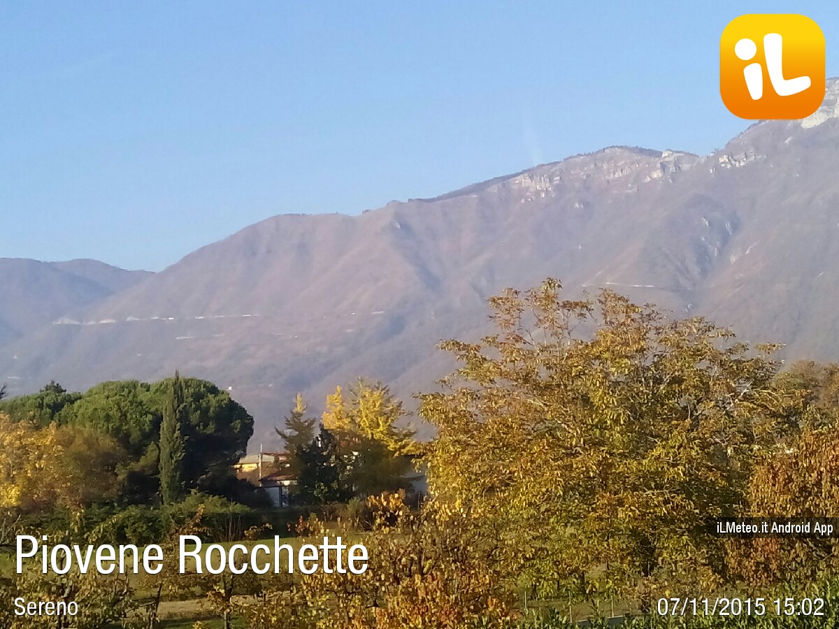 Foto meteo Piovene Rocchette Piovene Rocchette ore 1503 » ILMETEO.it
