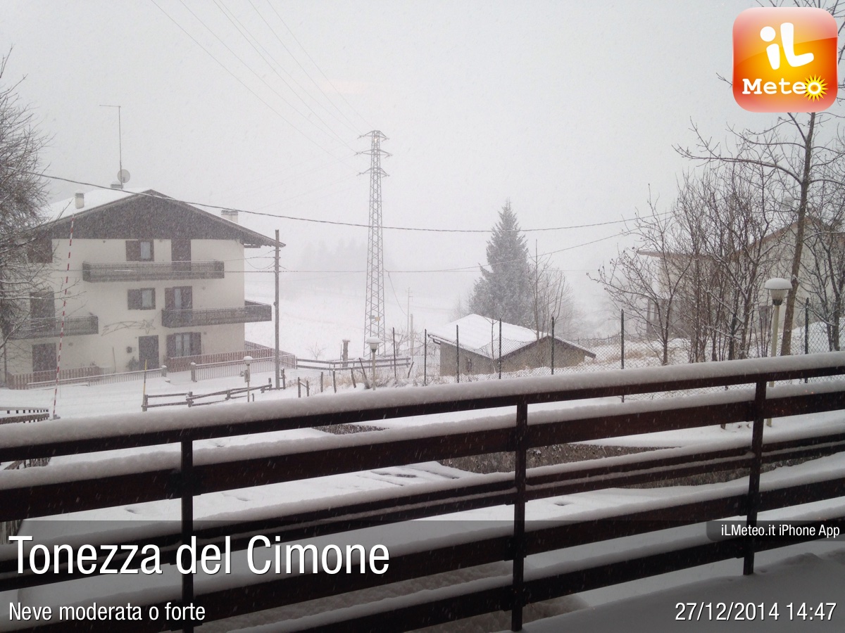 Foto meteo Tonezza del Cimone Tonezza del Cimone ore 1447 » ILMETEO.it
