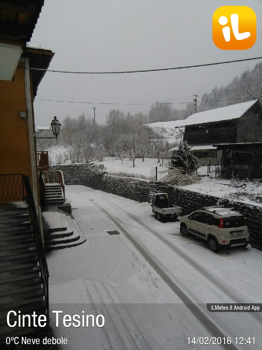Foto meteo Cinte Tesino Cinte Tesino ore 1241 » ILMETEO.it
