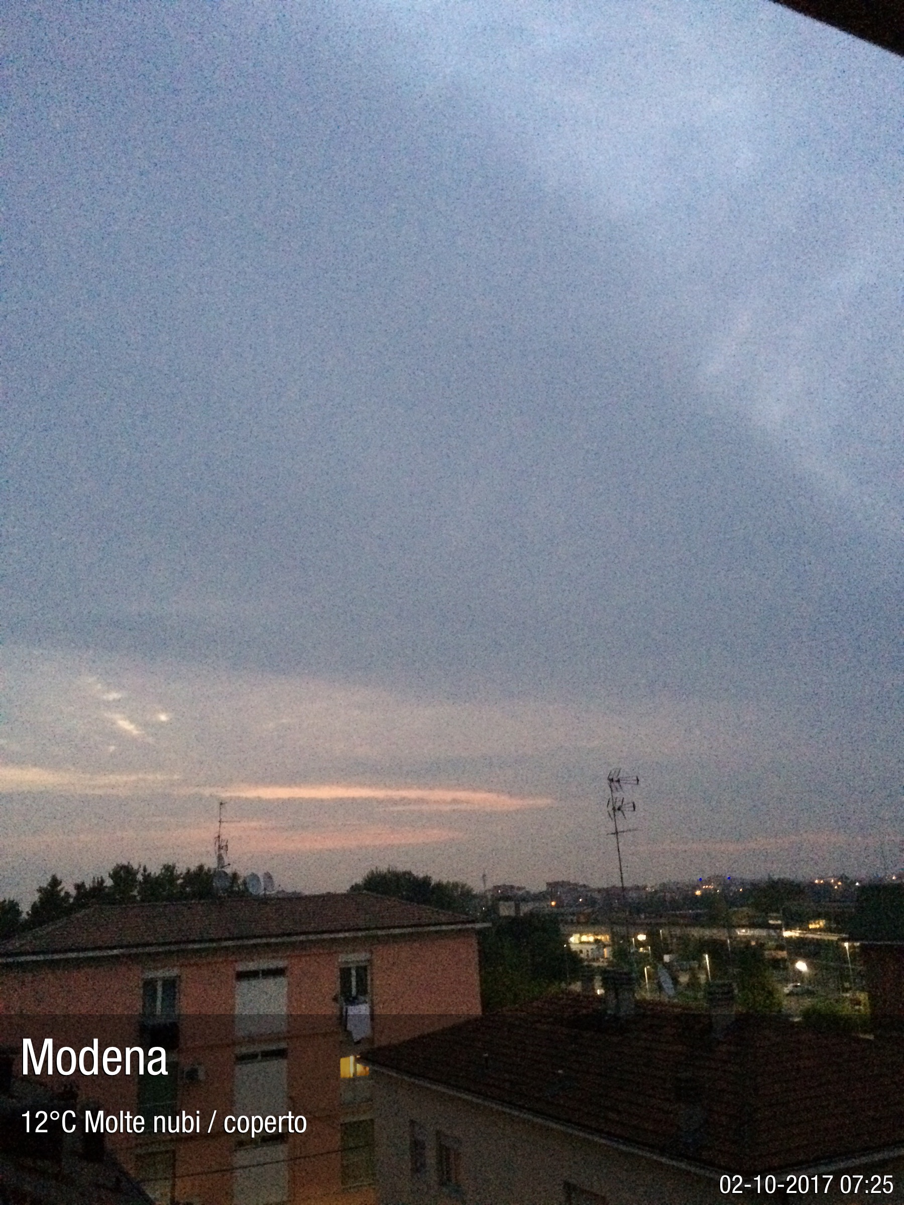 Foto meteo - Modena - Modena ore 6:54 » ILMETEO.it