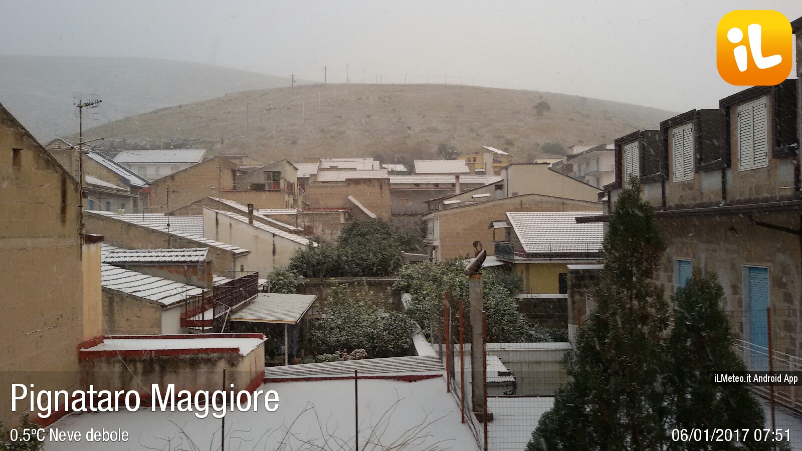 Foto Meteo Pignataro Maggiore Pignataro Maggiore Ore 7 51 Ilmeteo It