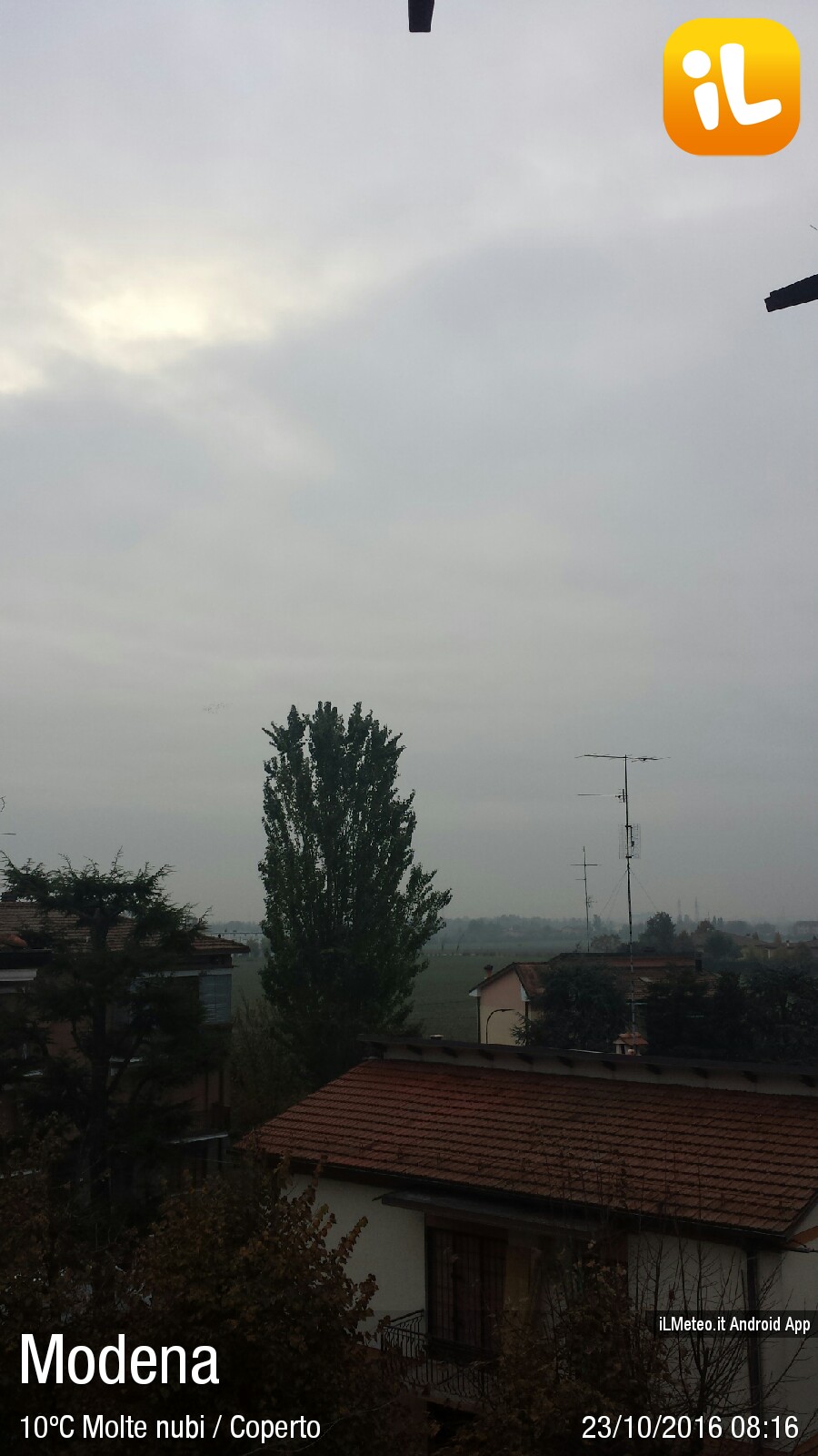 Foto meteo - Modena - Modena ore 8:16 » ILMETEO.it