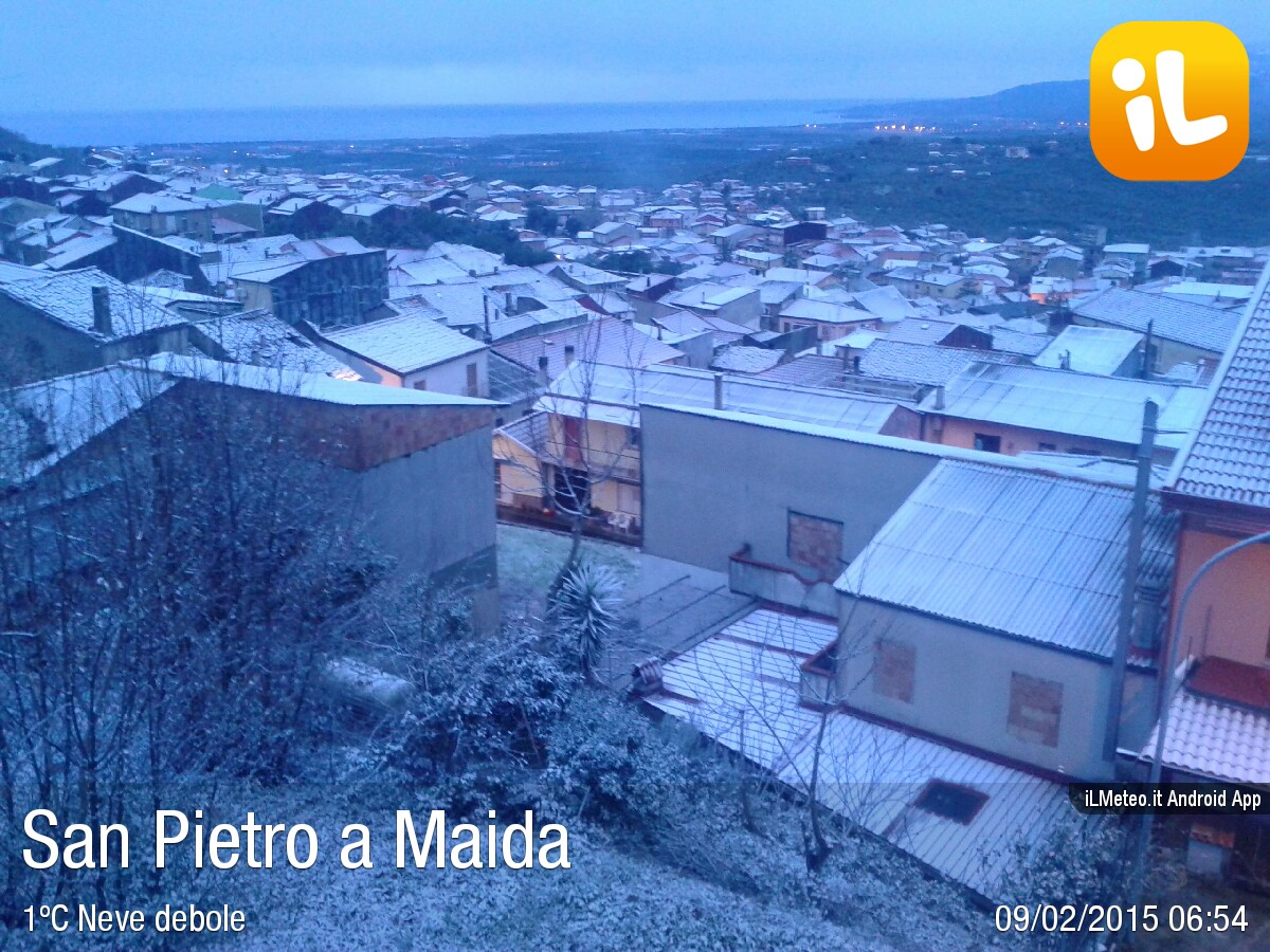 Foto meteo San Pietro a Maida San Pietro a Maida ore 654 » ILMETEO.it