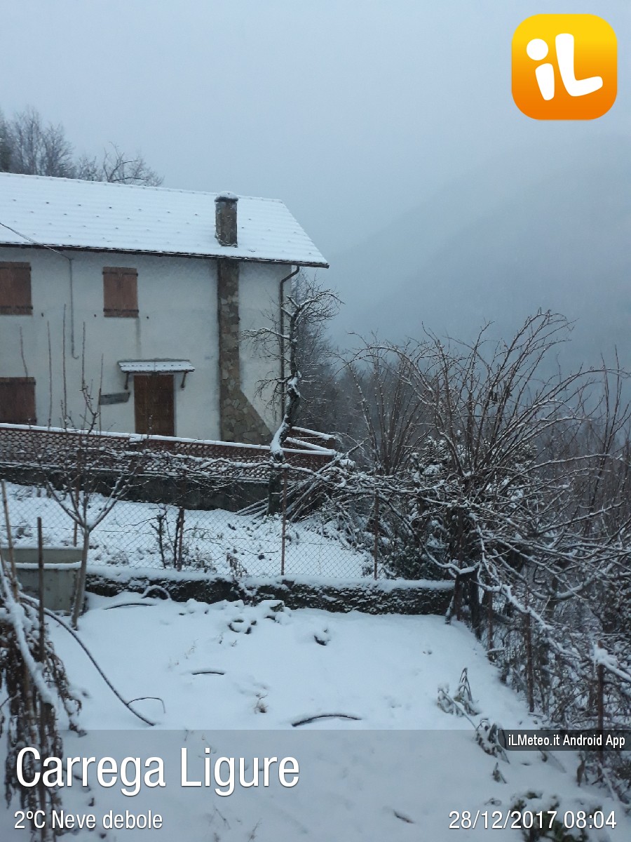 Foto meteo Carrega Ligure Carrega Ligure ore 804 » ILMETEO.it