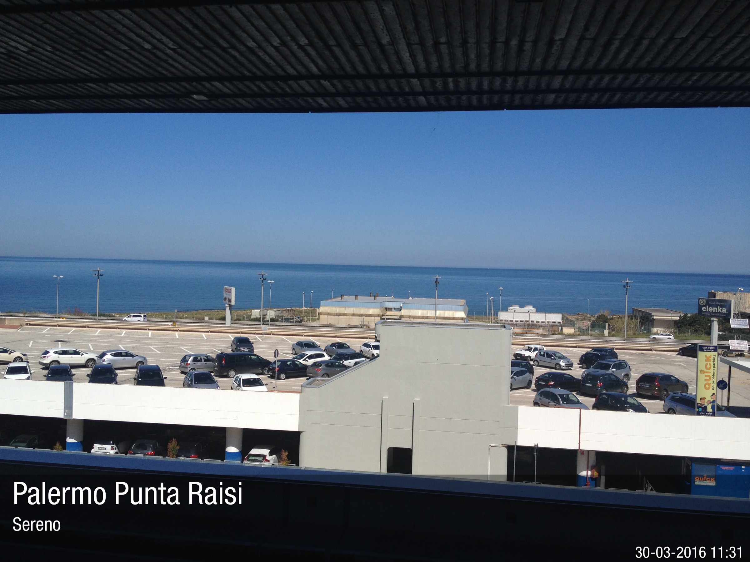 Foto meteo Palermo Punta Raisi Palermo Punta Raisi ore 1131