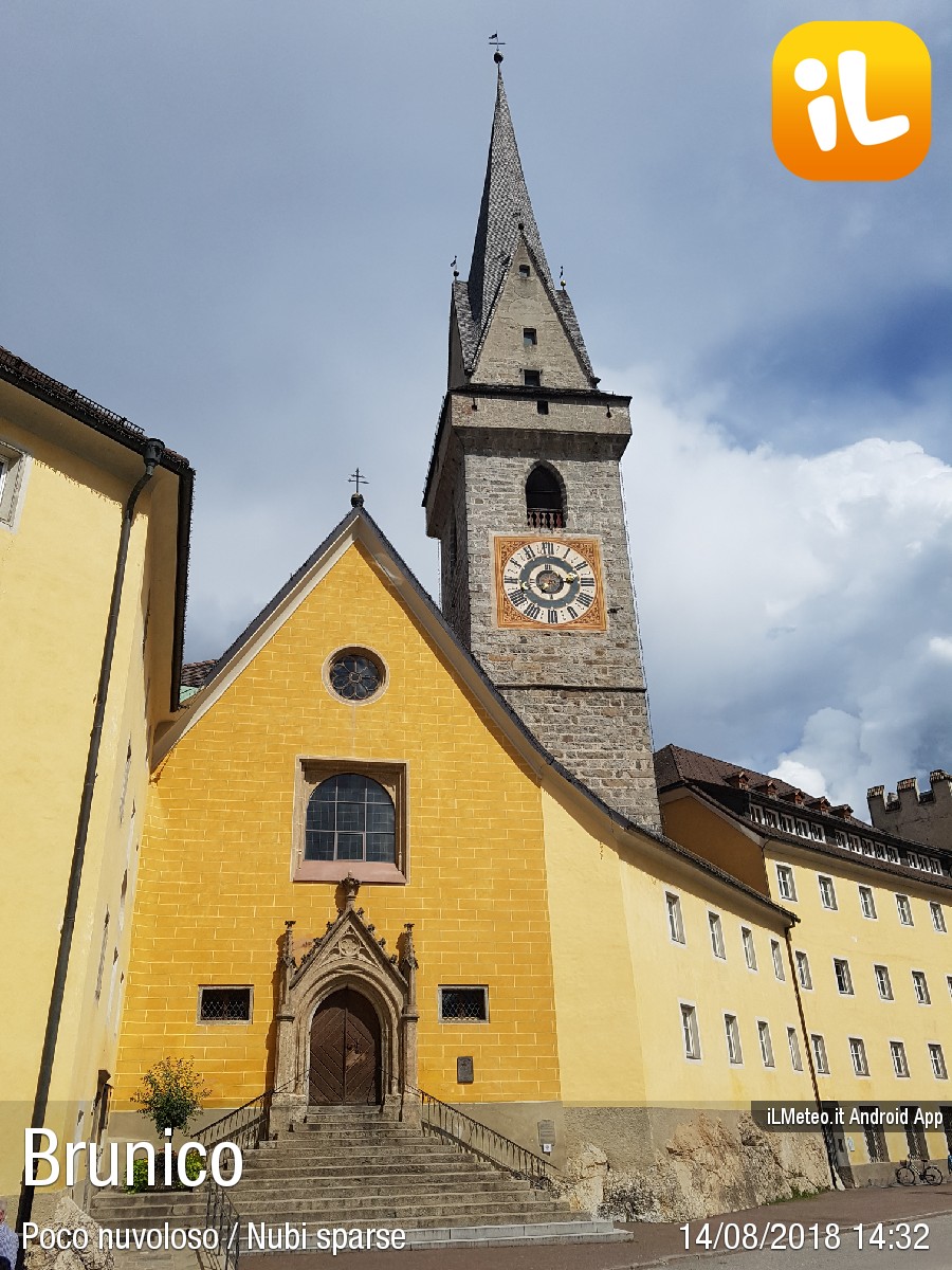 Foto meteo Brunico Brunico ore 1432 » ILMETEO.it