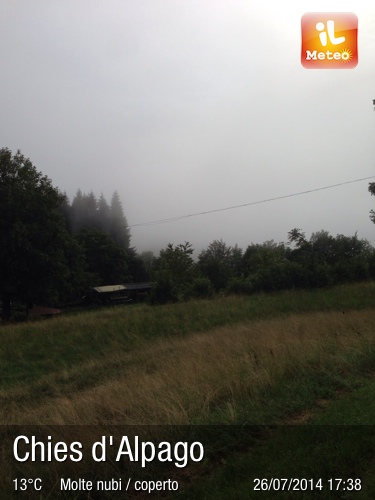 Foto meteo Chies d'Alpago Chies d'Alpago ore 1738 » ILMETEO.it