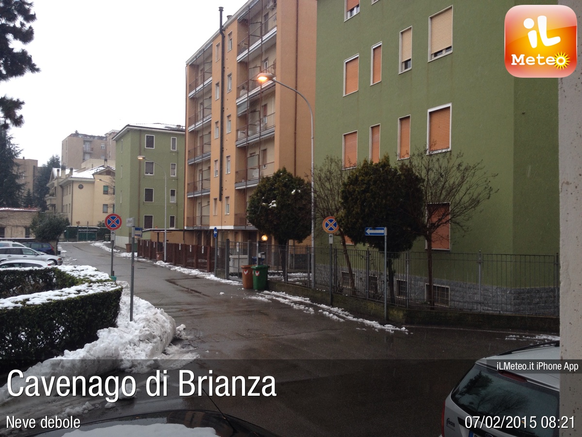 Foto meteo Cavenago di Brianza Cavenago di Brianza ore 821