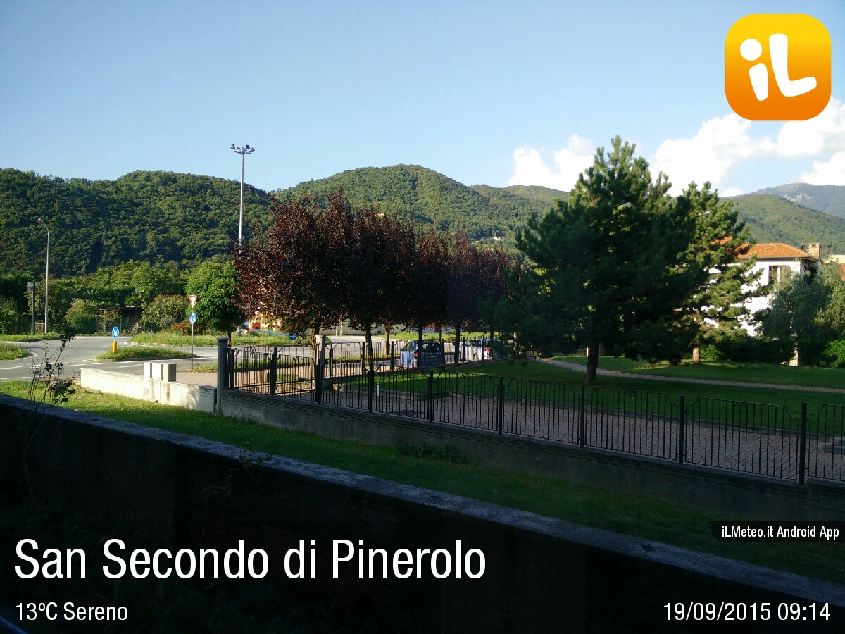 Foto meteo San Secondo di Pinerolo San Secondo di Pinerolo ore 915 » ILMETEO.it Foto meteo San Secondo di Pinerolo San Secondo di Pinerolo ore 915 » ILMETEO.it