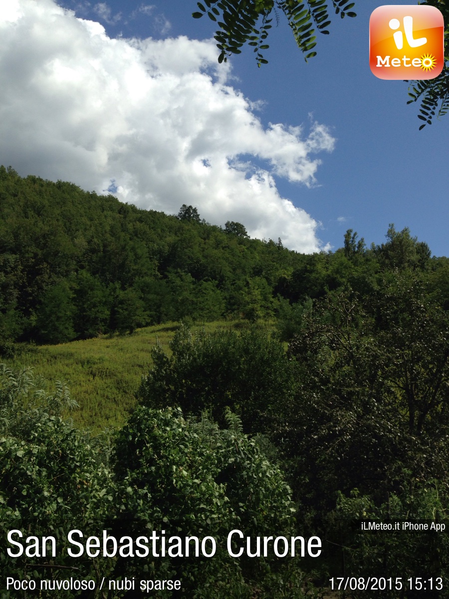 Foto Meteo - San Sebastiano Curone - San Sebastiano Curone Ore 15:13 ...