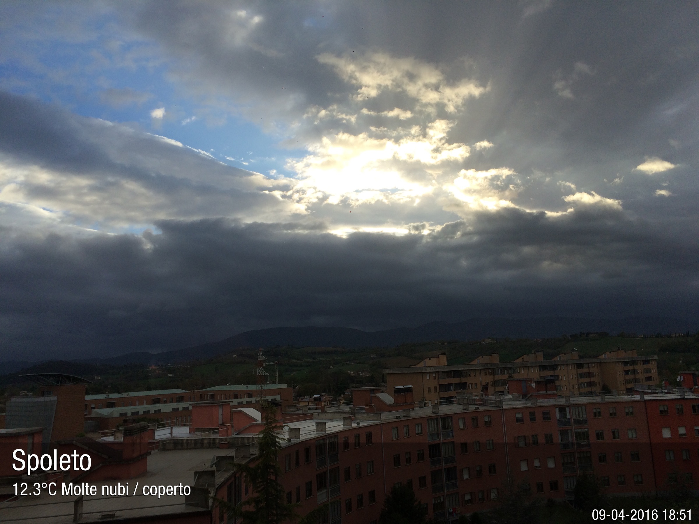 meteo spoleto oggi ora per ora