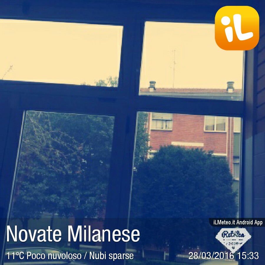 Foto meteo Novate Milanese Novate Milanese ore 1533 » ILMETEO.it