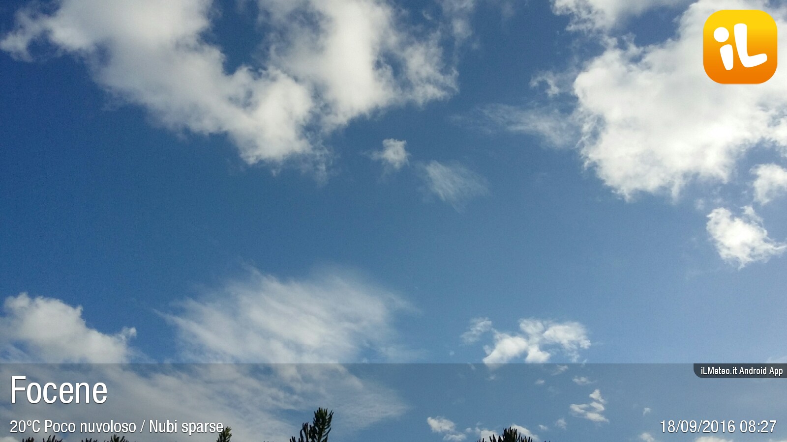 Foto meteo Focene Focene ore 827 » ILMETEO.it