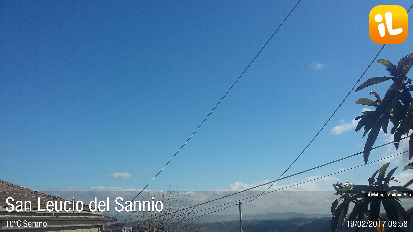 Foto meteo San Leucio del Sannio San Leucio del Sannio ore 959