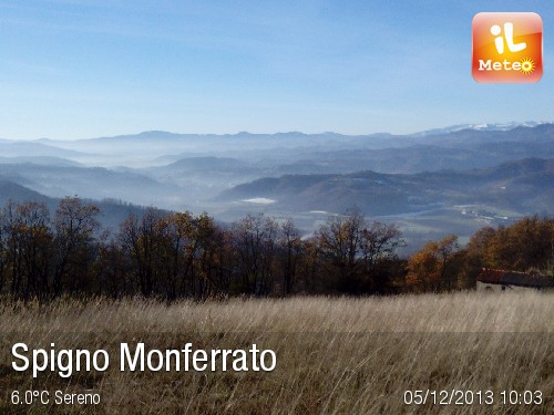 Foto meteo Spigno Monferrato Spigno Monferrato ore 1004 » ILMETEO.it